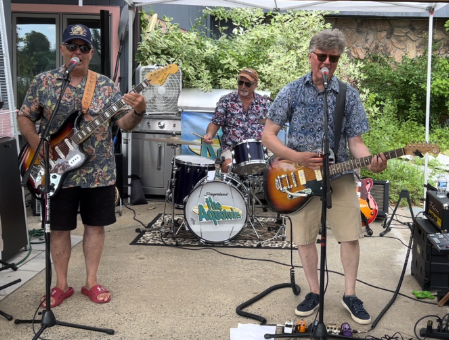 The Aquatudes at Hampton Ponds house party 7/4/26