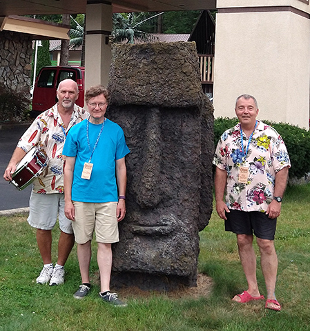 Aquatudes and Tiki head